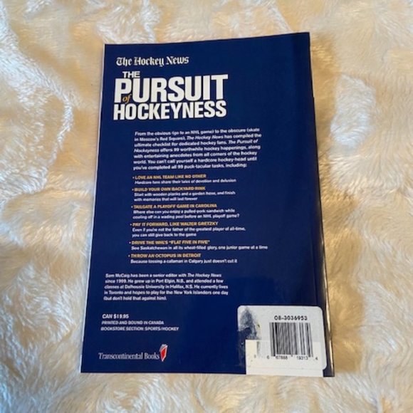 2/$25 The Pursuit of Hockeyness The Hockey News Book 2009 New - Picture 2 of 3